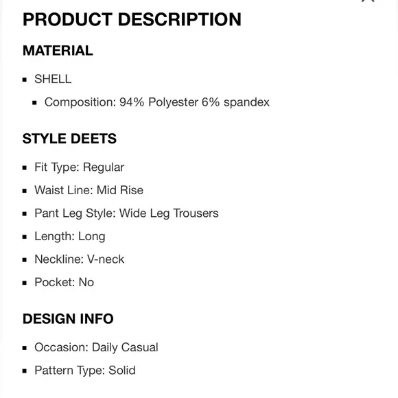 NWOT - V-neck Cami Wide Leg Jumpsuit Curve & Plus Elegant Purple Jumpsuit - Picture 8 of 8